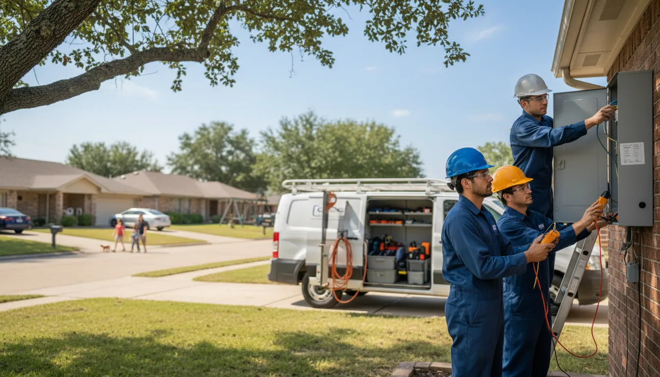 Certified electrician providing emergency electrical services in Marne, MI